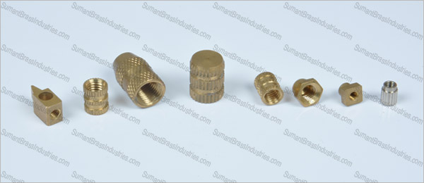 Brass Inserts for plastic moulding
