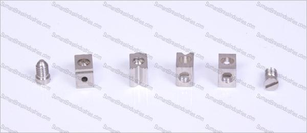 Brass modular switch parts nickel plated